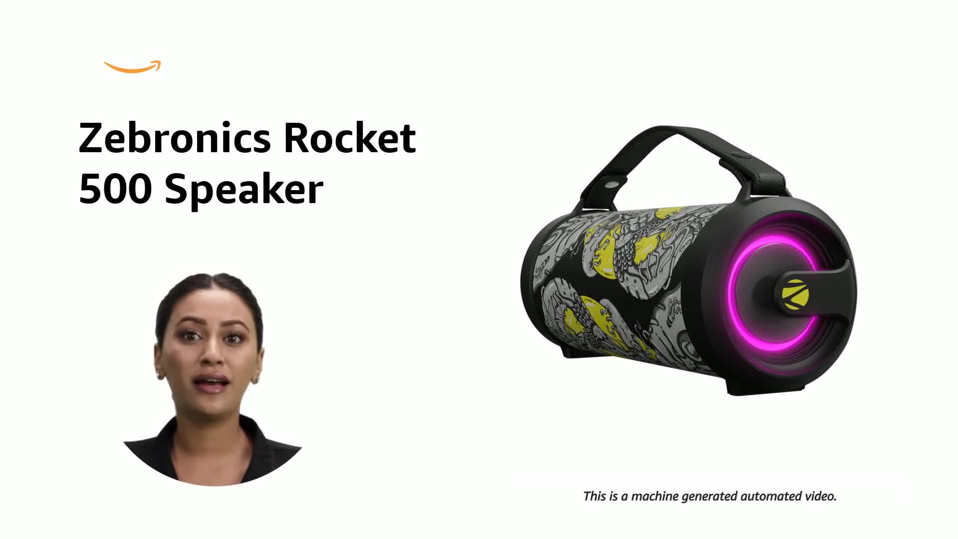 ZEBRONICS X SANTANU Rocket 500 20W Portable Party Speaker
